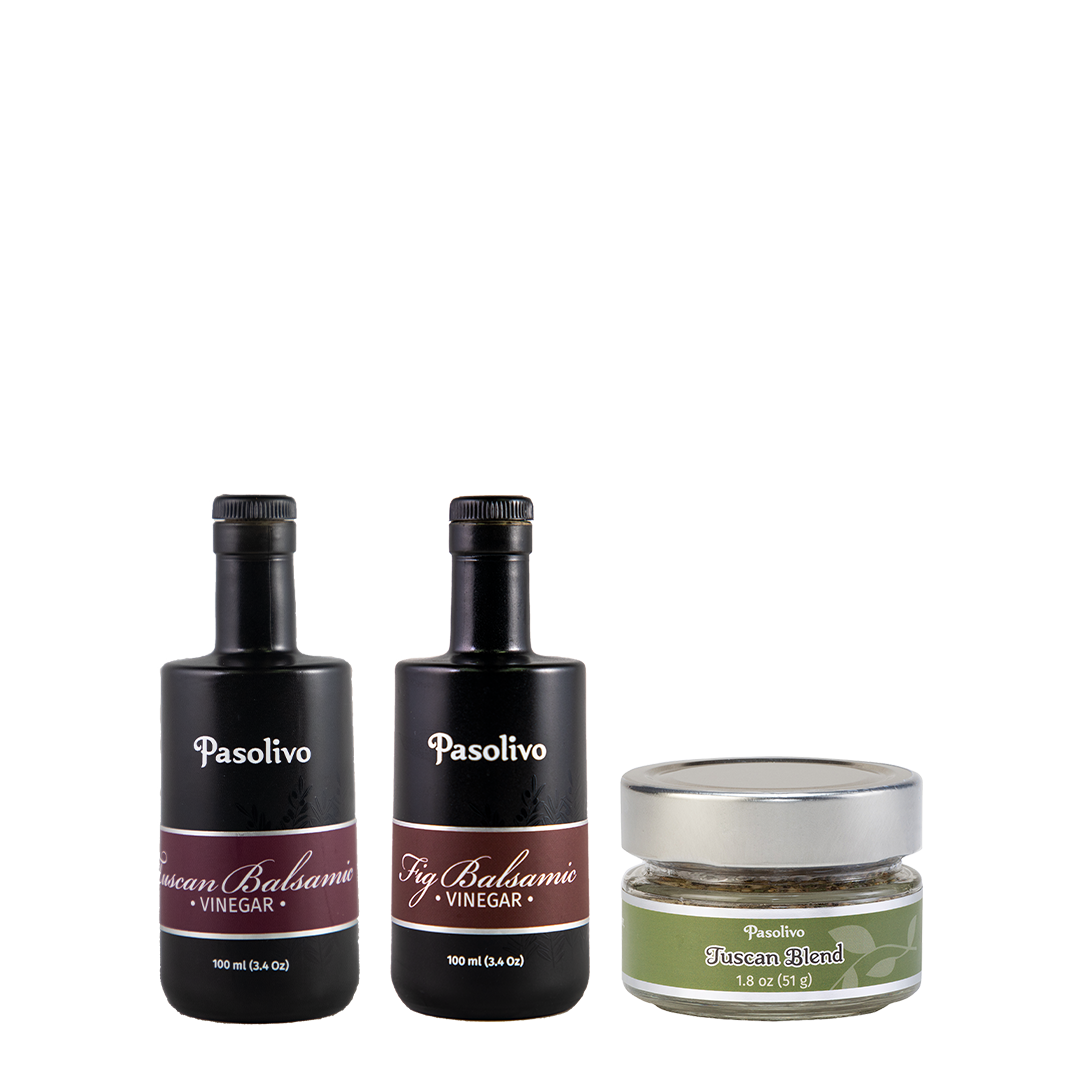 Pasolivo's Tuscan Balsamic Trio