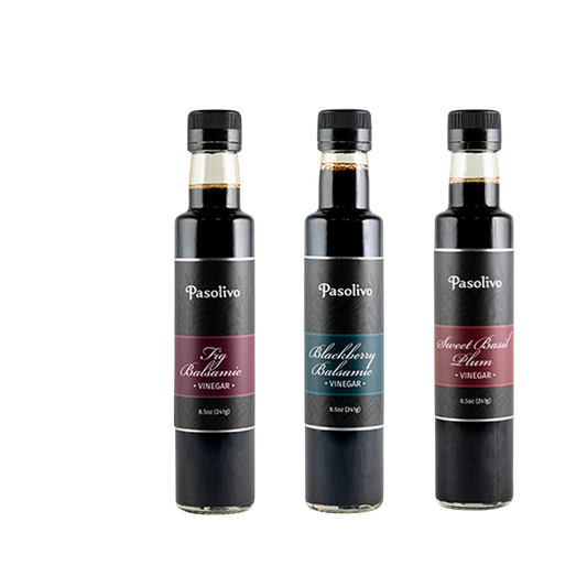 Pasolivo's Sweet & Tart Balsamic Trio