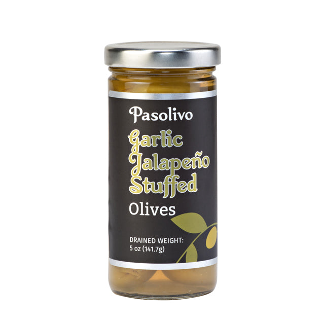 Pasolivo Jalapeno Garlic Stuffed Olives